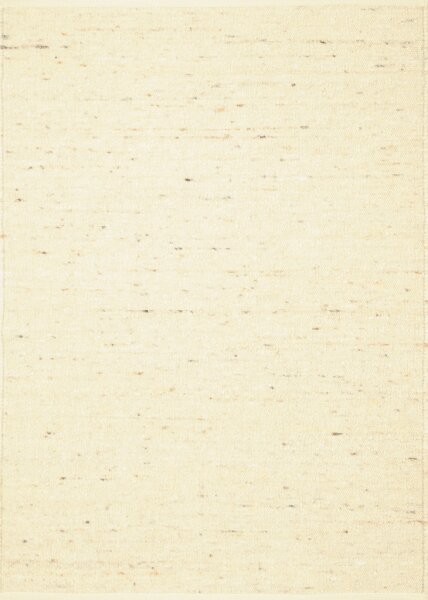 Teppich aus Schurwolle LANDSCAPE handgewebt beige hell