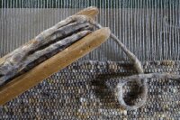 Teppich aus Schurwolle LANDSCAPE handgewebt beige (verschiedene