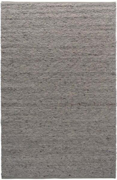 Schurwoll Teppich ROUGE silber (verschiedene Größen) 70 x 130 cm