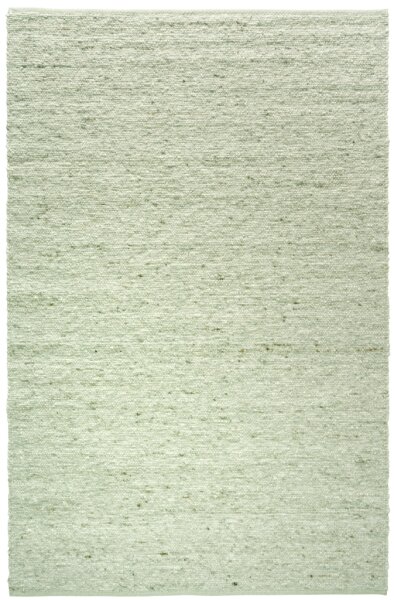 Schurwoll Teppich ROUGE pastellgrün (verschiedene Größen) 70 x 130 cm