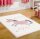 Kids rug Happy Rugs UNICORN pink/creme 160x230cm