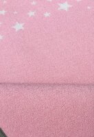 Kids rug Happy Rugs washable MOON pink/white 90x160cm