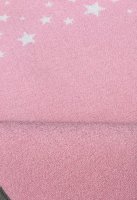 Kids rug Happy Rugs washable MOON pink/white 140x190cm