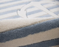 Kids rug Happy Rugs ON THE HIGH SEAS 7 blue/white 133cm...