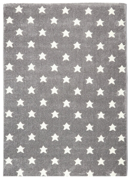 Kinderteppich STAR DREAMS silbergrau/weiß 100x160cm