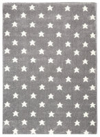 Kinderteppich STAR DREAMS silbergrau/weiß 100x160cm