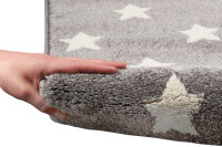 Kids rug STAR DREAMS silver-gray/white 100x160cm