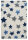 Schurwoll Teppich Happy Rugs SEASTAR natur/blau-grau 120x180 cm
