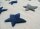 Schurwoll Teppich Happy Rugs SEASTAR natur/blau-grau 120x180 cm