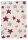 Schurwoll Teppich Happy Rugs SEASTAR natur/rosa-rot 120x180 cm + gratis Anti-Rutschunterlage