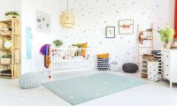 Kinderteppich Kids Love Rugs HEAVEN mint/weiss 120x170cm