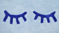 Baumwoll Teppich Happy Rugs CLOUD blau 90x160 cm