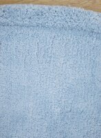Schurwoll Teppich Happy Rugs CLOUD blau 90x160 cm