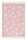 Virgin wool rug Happy Rugs RING pink/nature 120x180cm