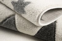 Kinderteppich Kids Love Rugs BERGE creme silbergrau 100x150cm