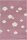 Kinderteppich Happy Rugs SKY CLOUD rosa/weiss 120x180cm
