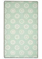 Kids rug Happy Rugs DOUBLEDOTS mint, washable, 90x160cm