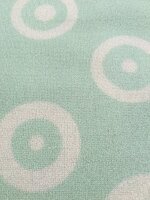 Kids rug Happy Rugs DOUBLEDOTS mint, washable, 90x160cm
