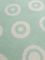 Kids rug Happy Rugs DOUBLEDOTS mint, washable, 140x190cm