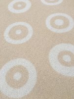 Kinderteppich Happy Rugs DOUBLEDOTS sand, waschbar, 140x190cm
