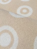 Kinderteppich Happy Rugs DOUBLEDOTS sand, waschbar, 140x190cm