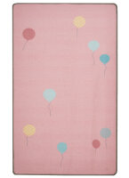 Kids rug Happy Rugs BALOON pink, washable, 90x160cm