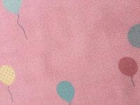 Kids rug Happy Rugs BALOON pink, washable, 90x160cm