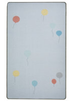 Kinderteppich Happy Rugs BALOON blau, waschbar, 90x160cm