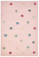 Hand-woven rug Happy Rugs COLORMOON pink/multi 120x180 cm