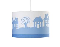 Hanging lamp Happy Style HOUSE blue/white