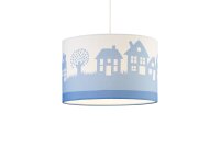 Hanging lamp Happy Style HOUSE blue/white