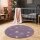 Kids rug Happy Rugs FAME lilac/multi 160cm round