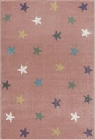 Kinderteppich Happy Rugs FAME rosa/multi 120x180cm