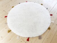 Virgin wool rug Happy Rugs COLORDOTS nature / multicolour...
