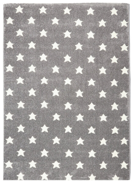 Kinderteppich STAR DREAMS silbergrau/weiß 160x230